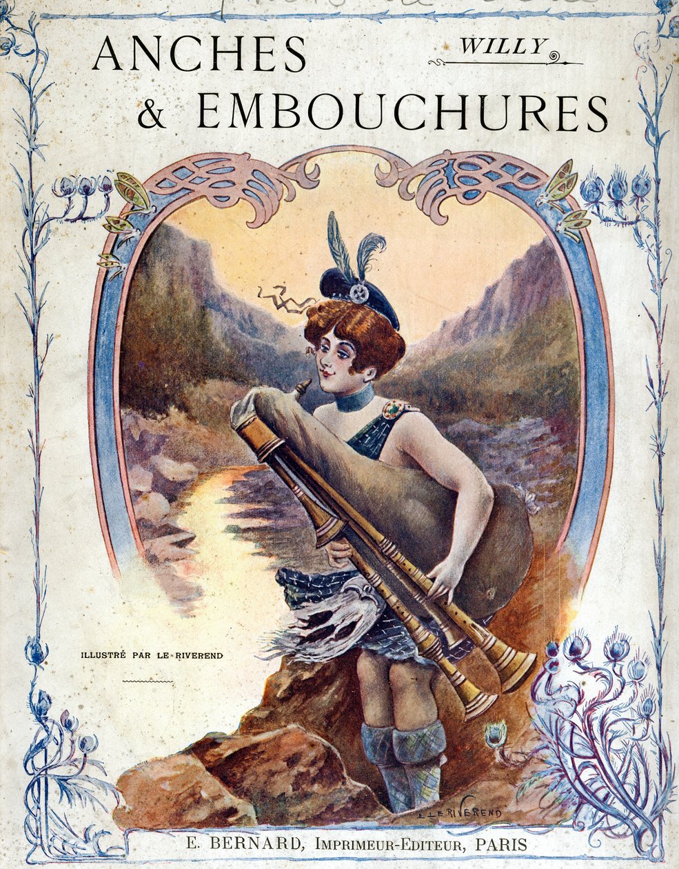 Book cover 'Anches et embouchures' by Willy