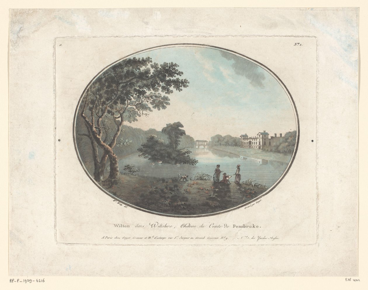 View of Wilton House (English Gardens) by Laurent Guyot