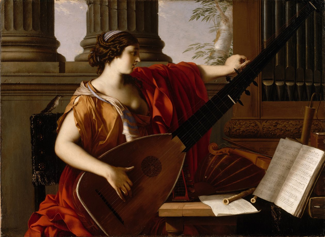 Allegory of Music, 1649 by Laurent de la Hyre