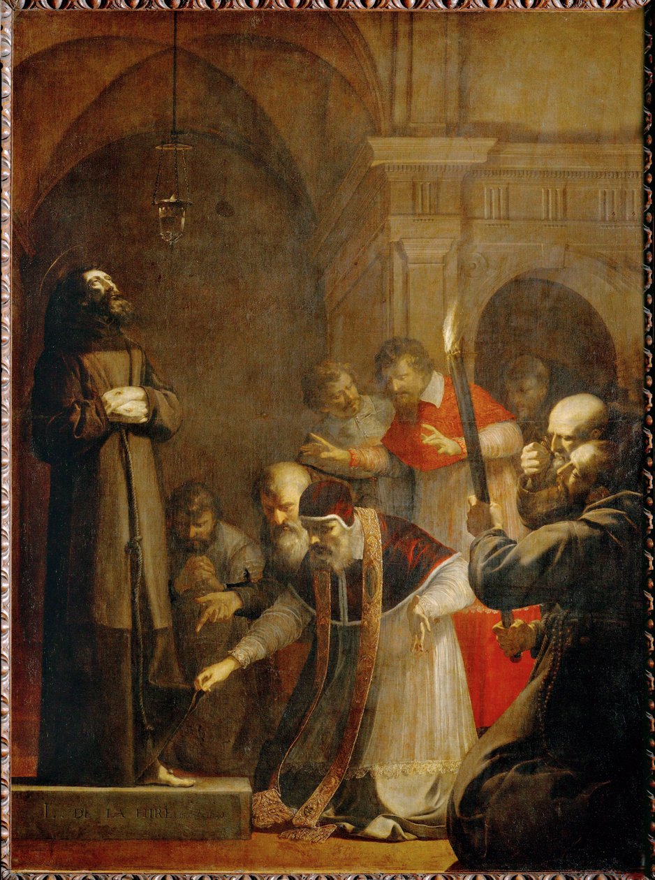 Pope Nicholas V, in 1449 by Laurent de La Hire or La Hyre