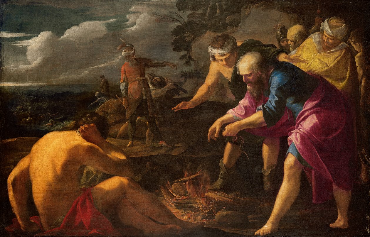 Saint Paul Shipwrecked on Malta by Laurent de la Hyre