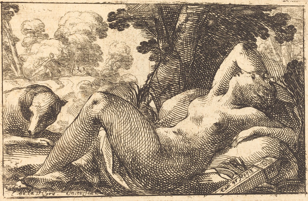 Diana Recumbent by Laurent de la Hyre