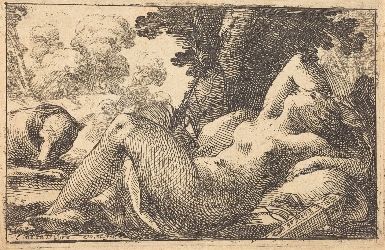 Diana Recumbent by Laurent de la Hyre