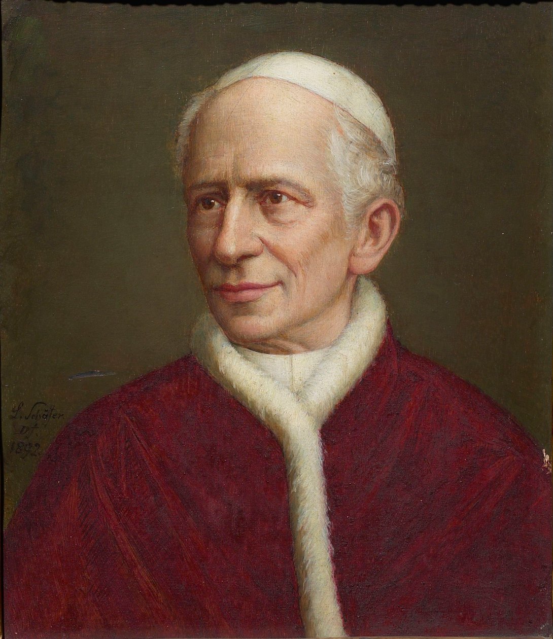 Portrait of the Pope Leo XIII by Laurenz Schäfer