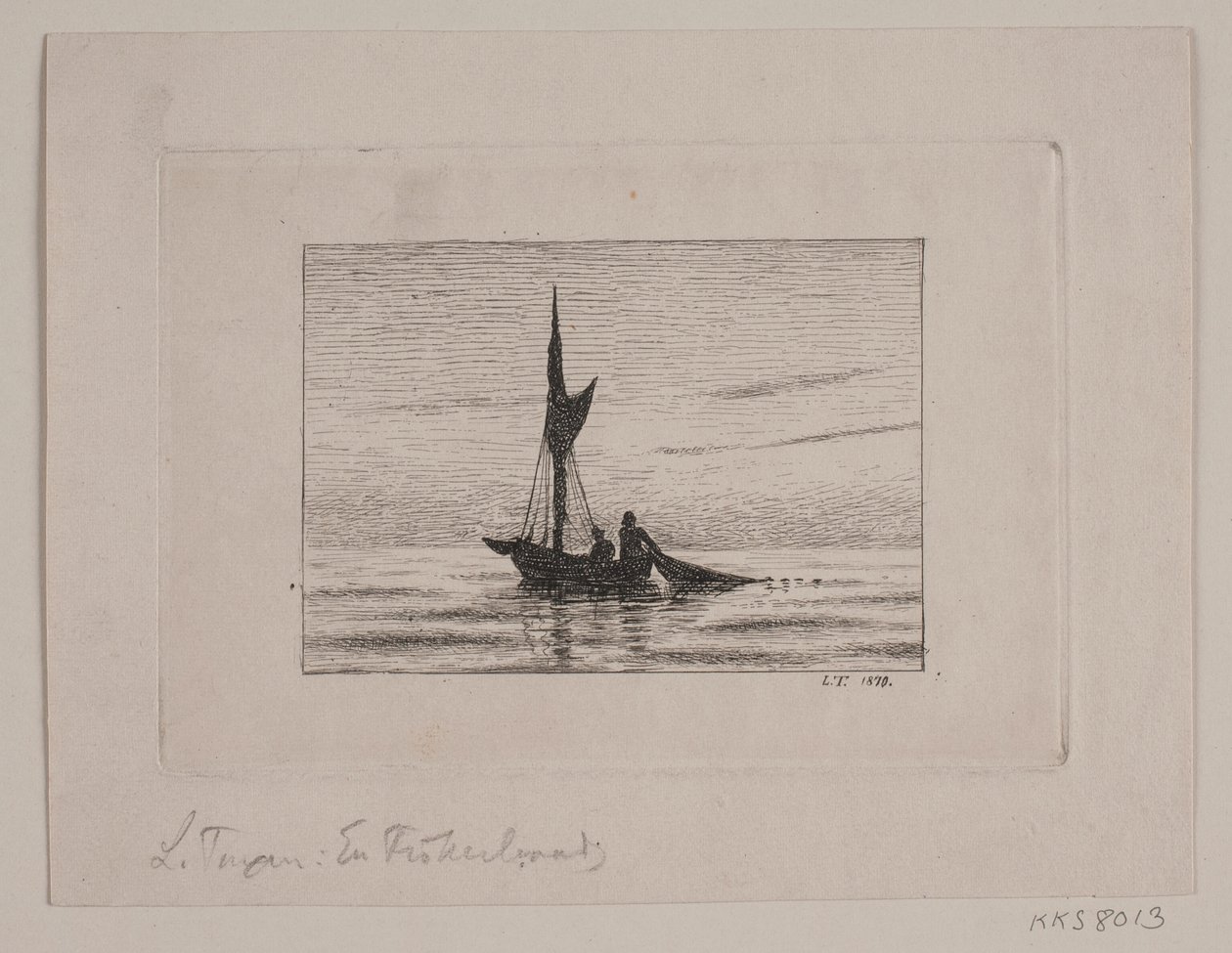 A Fishing Boat by Laurits Regner Tuxen
