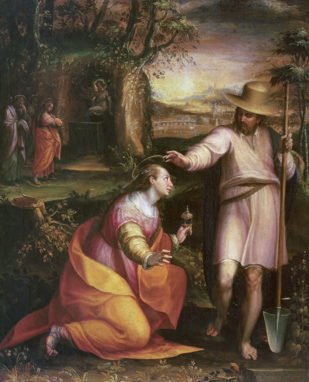 Noli me Tangere, 1581 by Lavinia Fontana