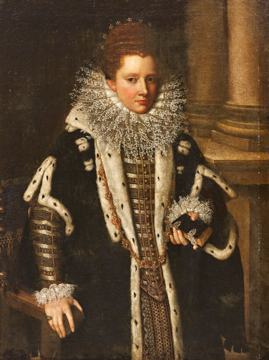 Portrait of Costanza Sforza of Santa Fiora by Lavinia Fontana
