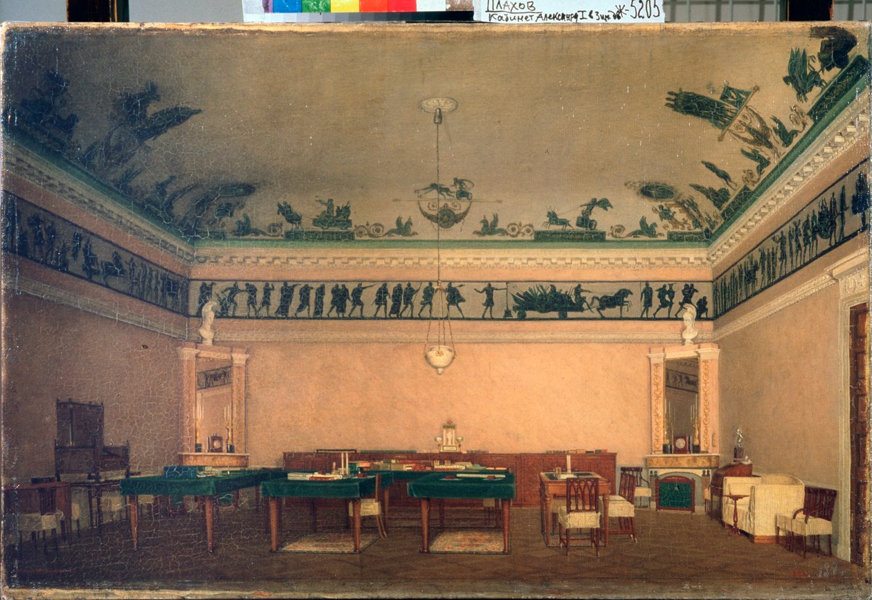 The Study of Emperor Alexander I by Lavr Kuzmich Plakhov