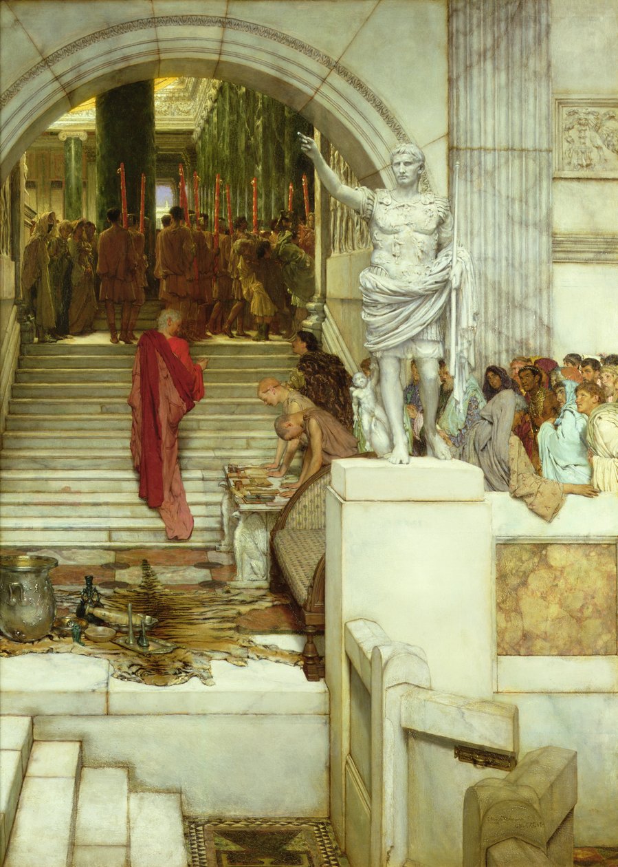 After the Audience, 1879 by Lawrence Alma Tadema