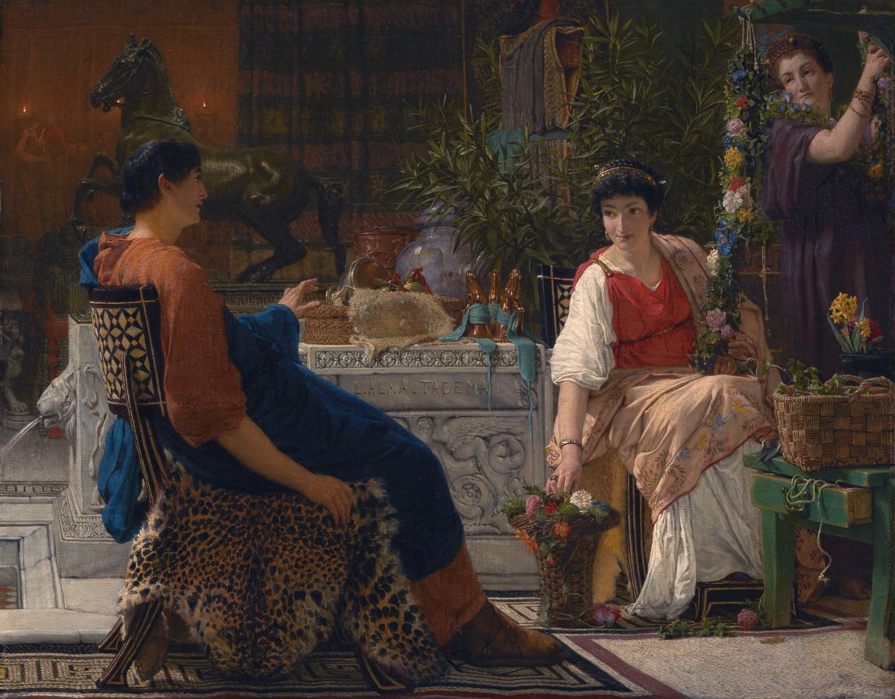 Preparations for the Festivities by Lawrence Alma Tadema
