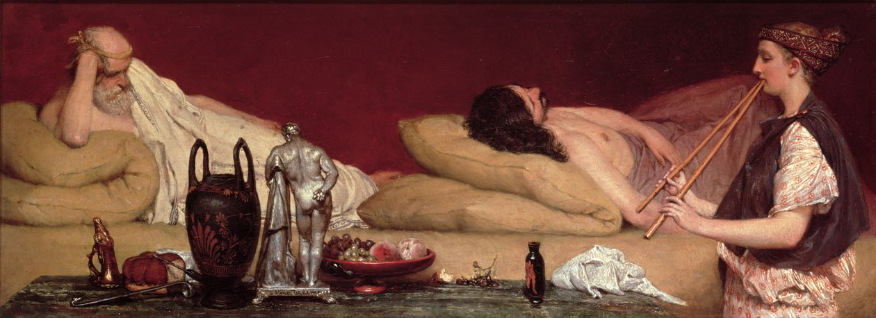 The Siesta by Lawrence Alma-Tadema