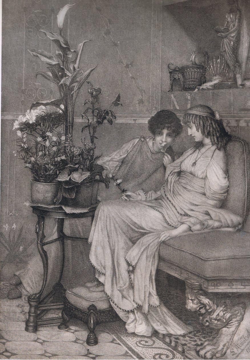 In confidence, Bibbys Annual by Lawrence (after) Alma Tadema