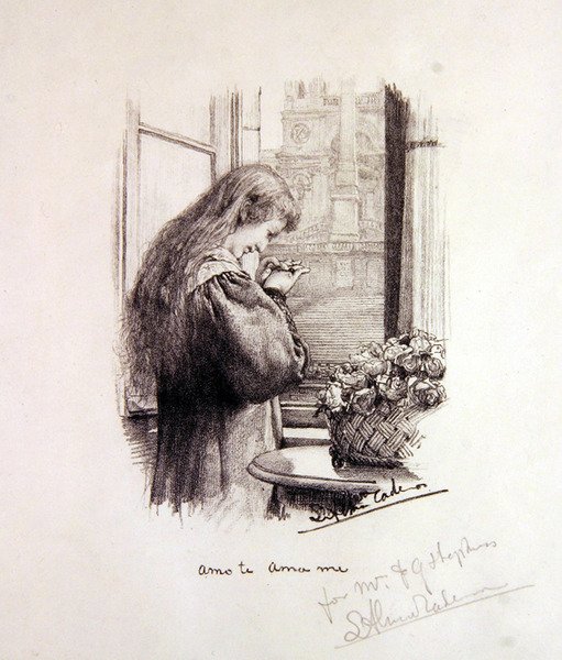 Marciana - Amo Te, Ama Me by Lawrence Alma Tadema