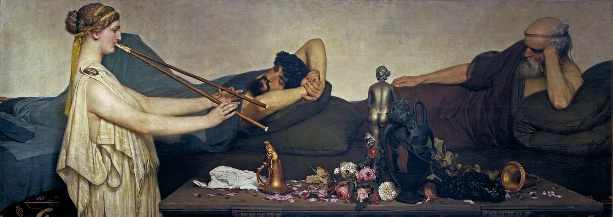 Pompeian Scene or The Siesta by Lawrence Alma Tadema