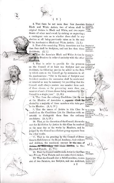 Sketch of a Committee Member, from the Margins of the 