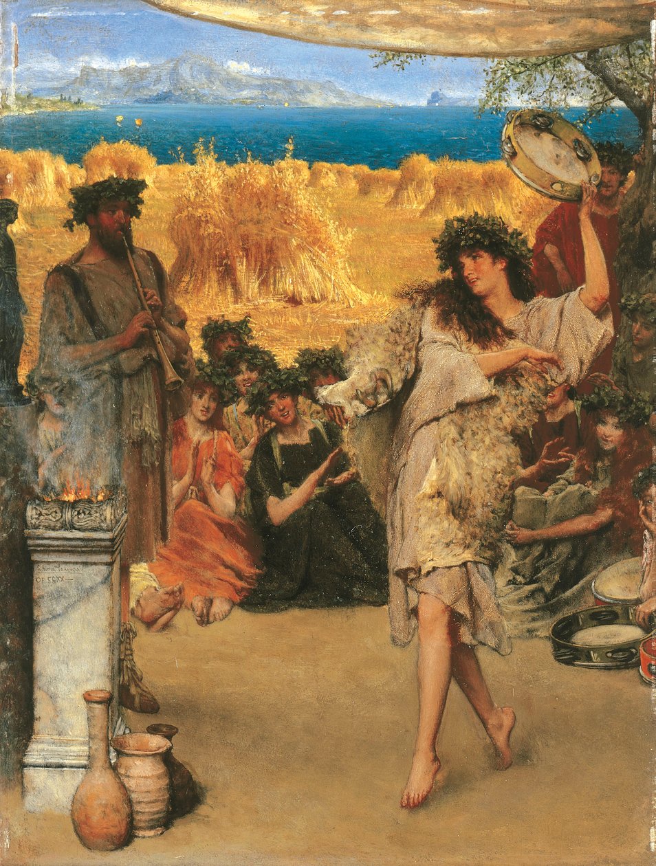 A Harvest Festival, 1880 by Lawrence Alma Tadema