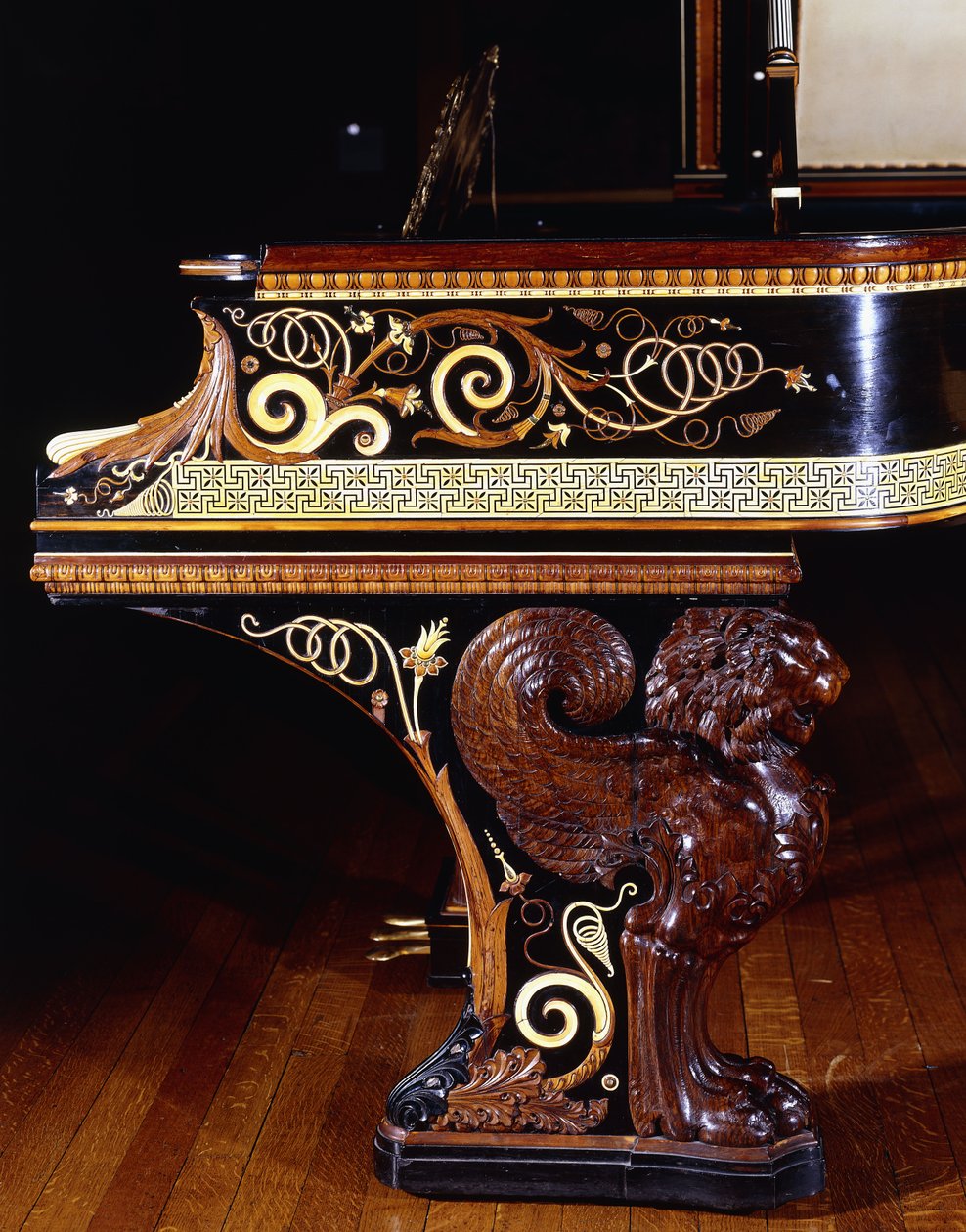 A Highly Important Pianoforte Designed by Sir Lawrence Alma-Tadema, Action by Steinway New York by Lawrence Alma Tadema