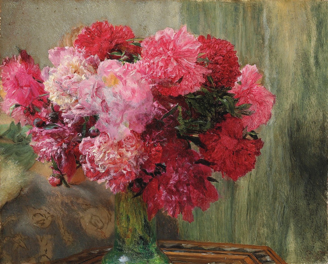 Japanese Peonies by Lawrence Alma Tadema
