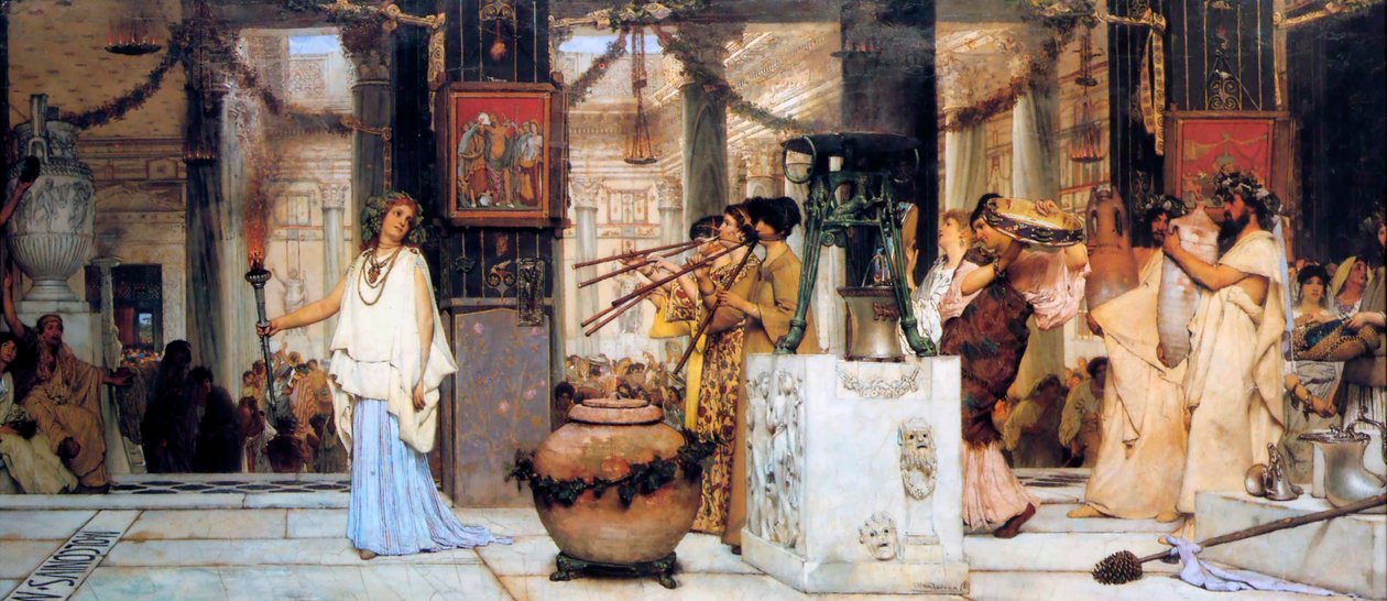 The Vintage Festival by Lawrence Alma-Tadema