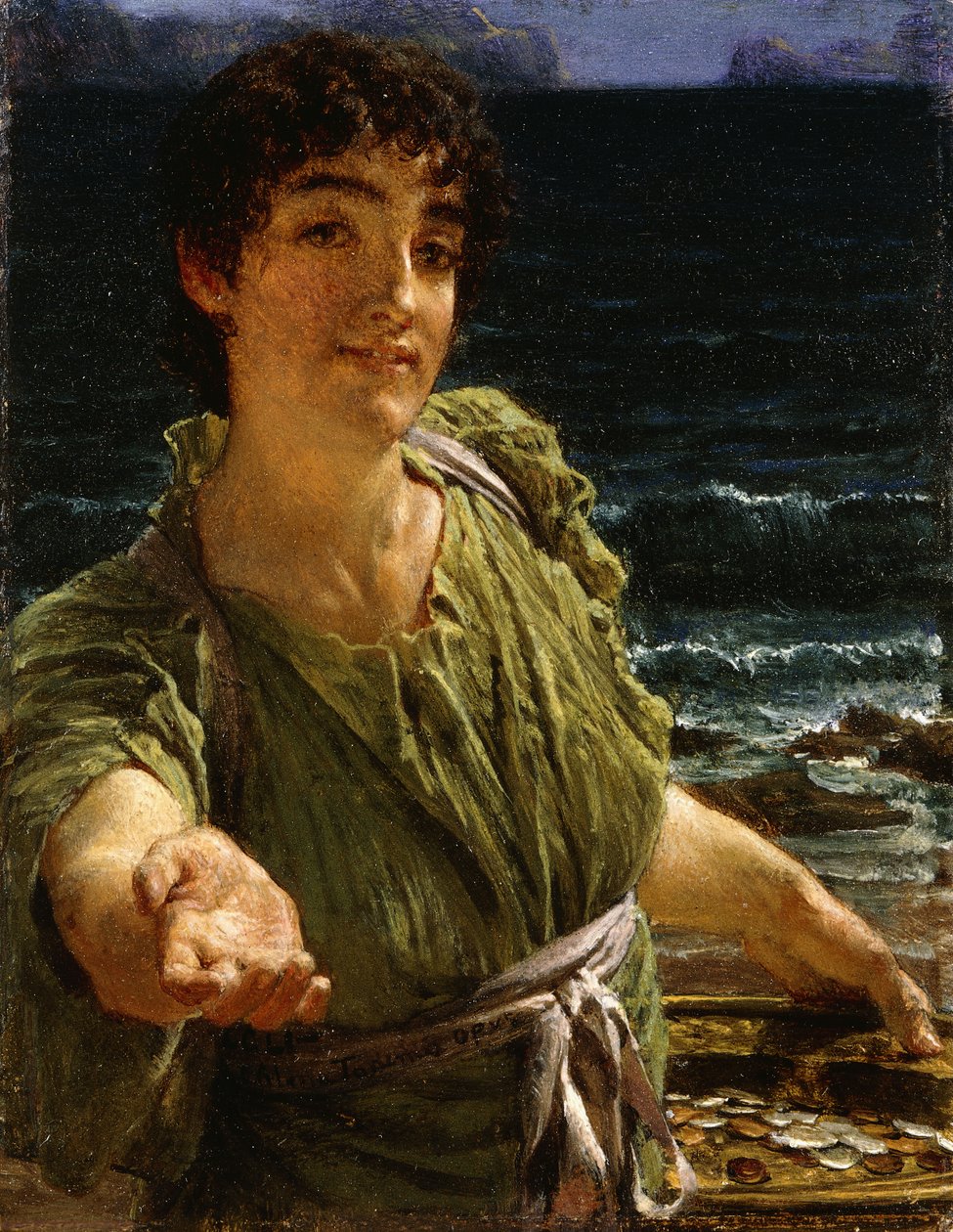 A Charity by Lawrence Alma-Tadema