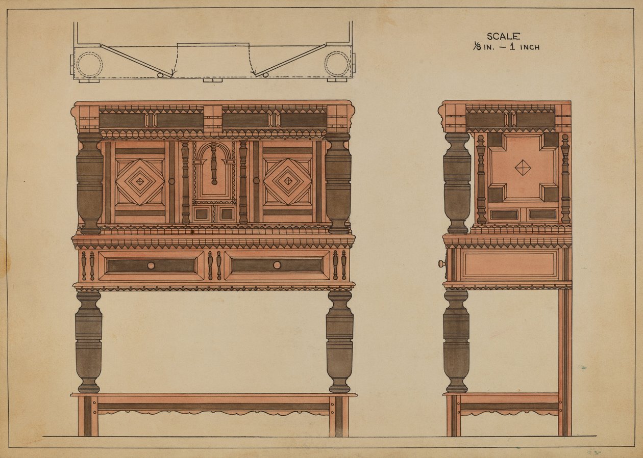 Court Chest by Lawrence Phillips