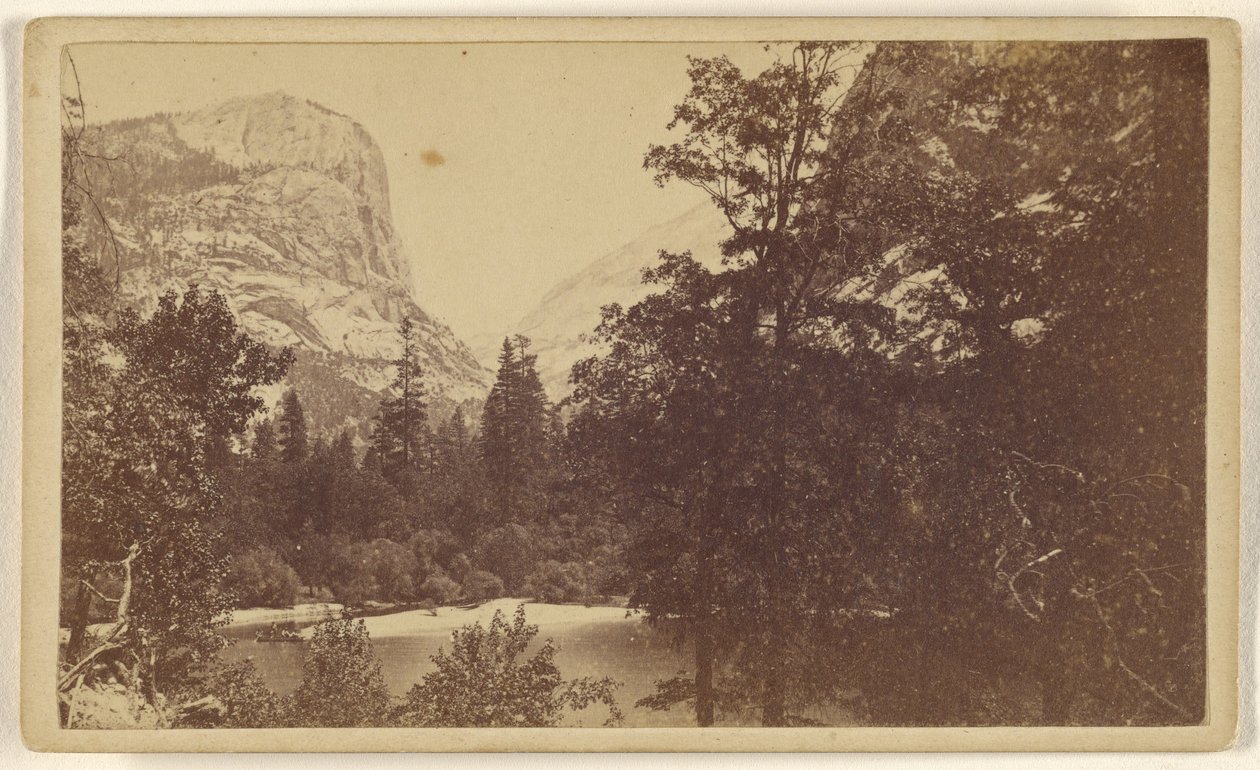 Mirror Lake, Yosemite Valley, Mariposa Co. by Lawrence and Houseworth