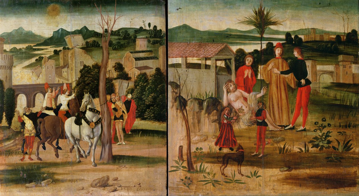Joshua at the Walls of Jericho by Lazzaro Bastiani