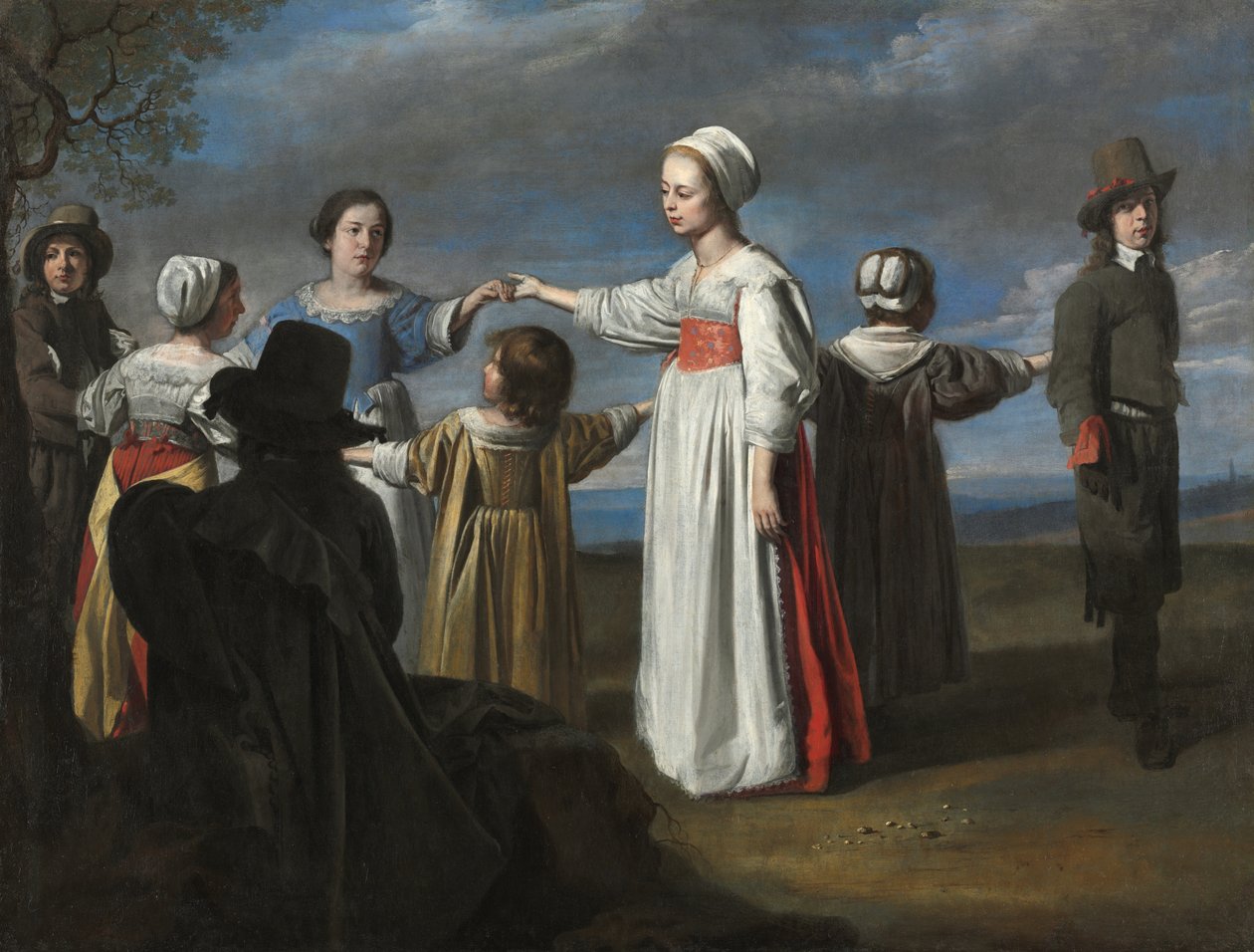Children Dancing, c. 1650 by Le Nain Brothers