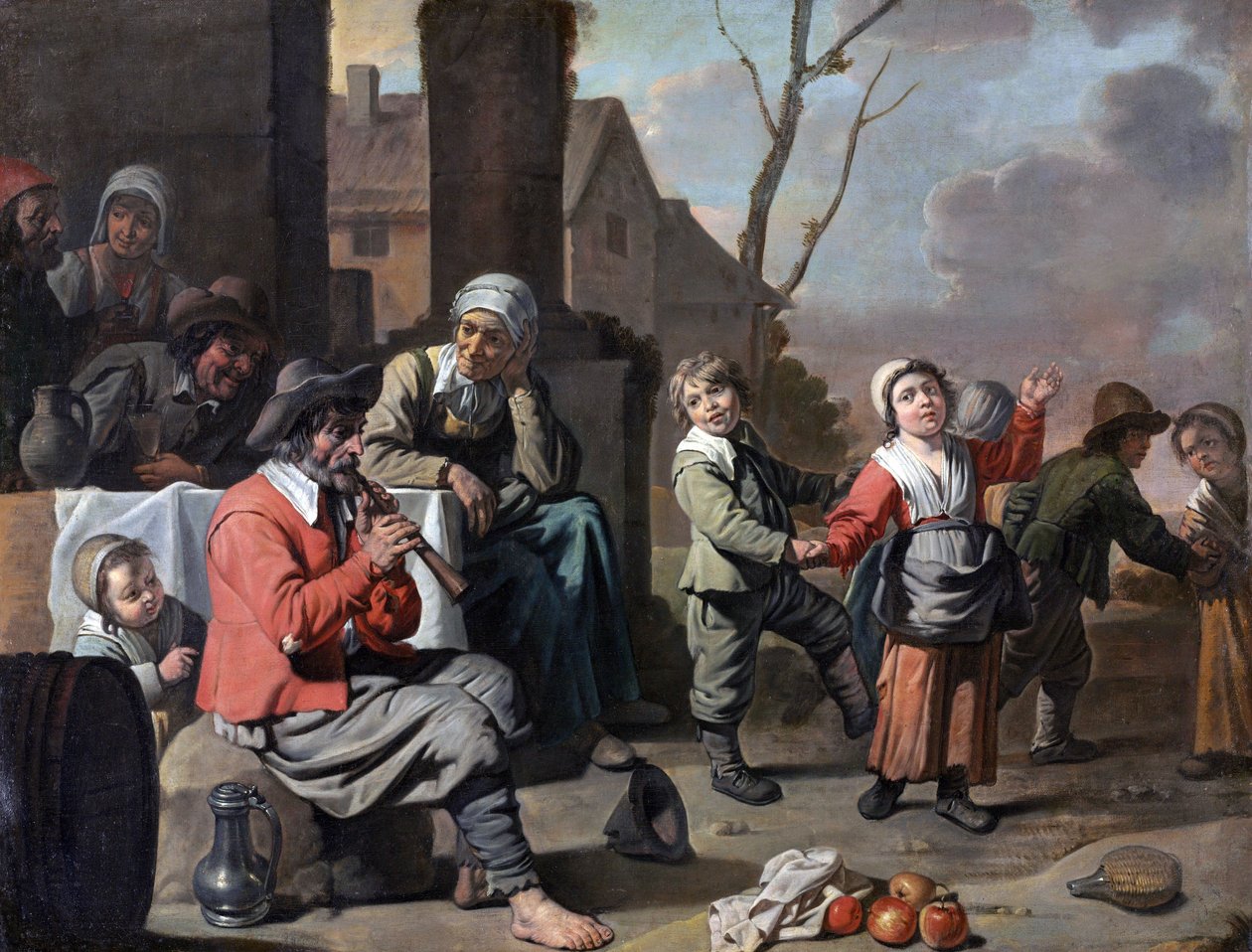Peasant Children Dancing, 1650s by Le Nain Brothers