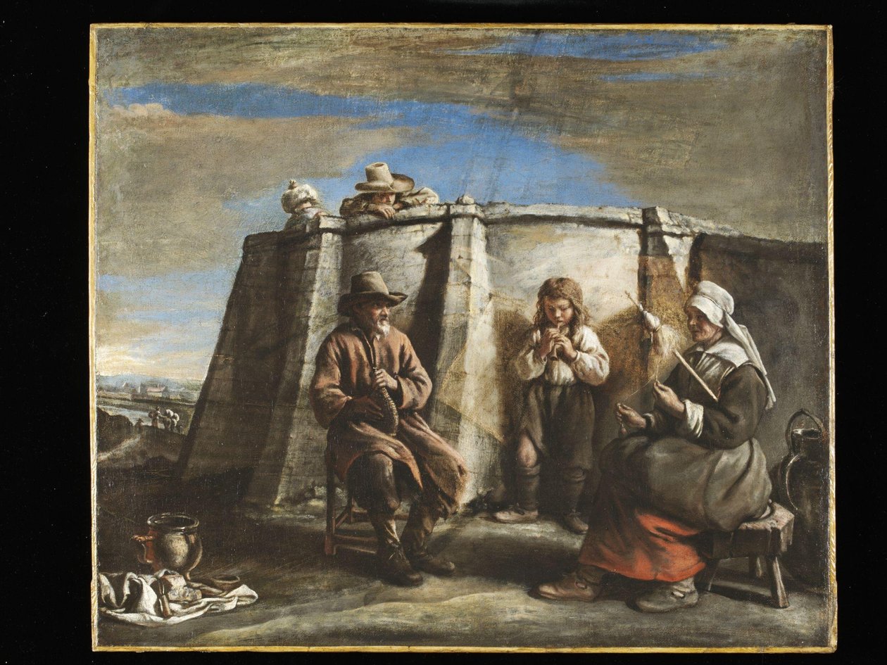 The Flageolet Player, 1640s by Le Nain Brothers