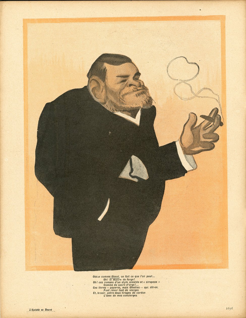 The Butter Plate, number 101, Satirical in Colors by Leal de Camara