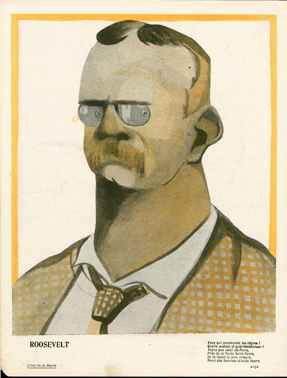 The Butter Plate, number 130, Satirical in Colors by Leal de Camara