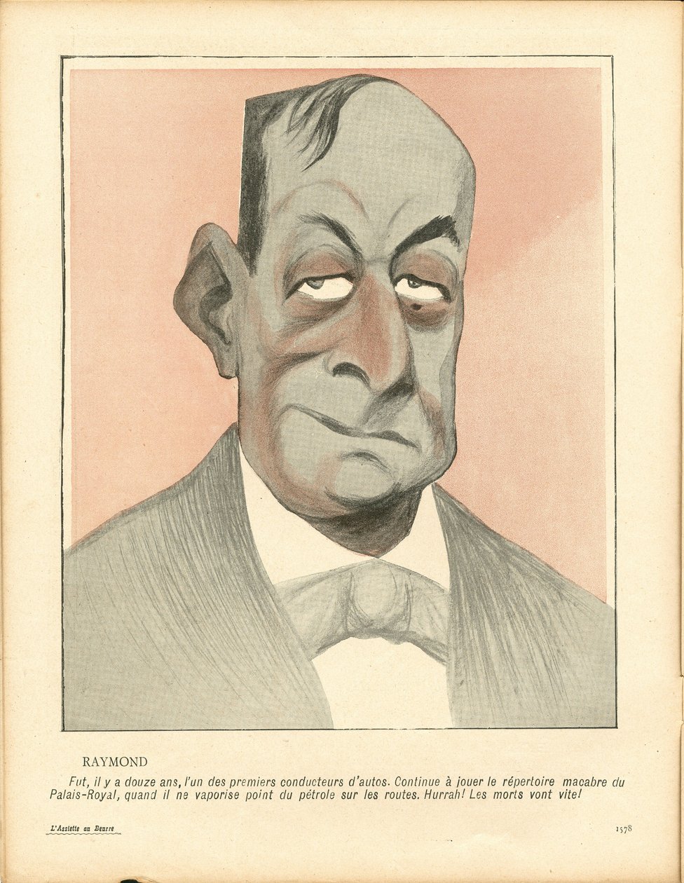 The Butter Plate, number 94, Satirical in Colors by Leal de Camara