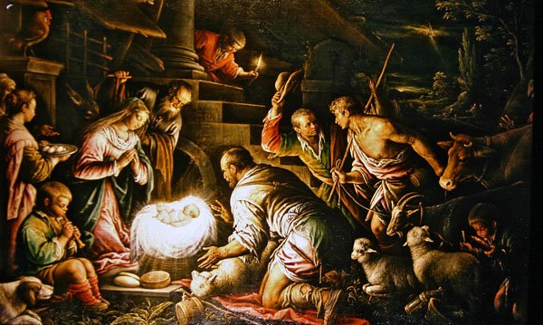 Adoration by Leandro da Ponte Bassano