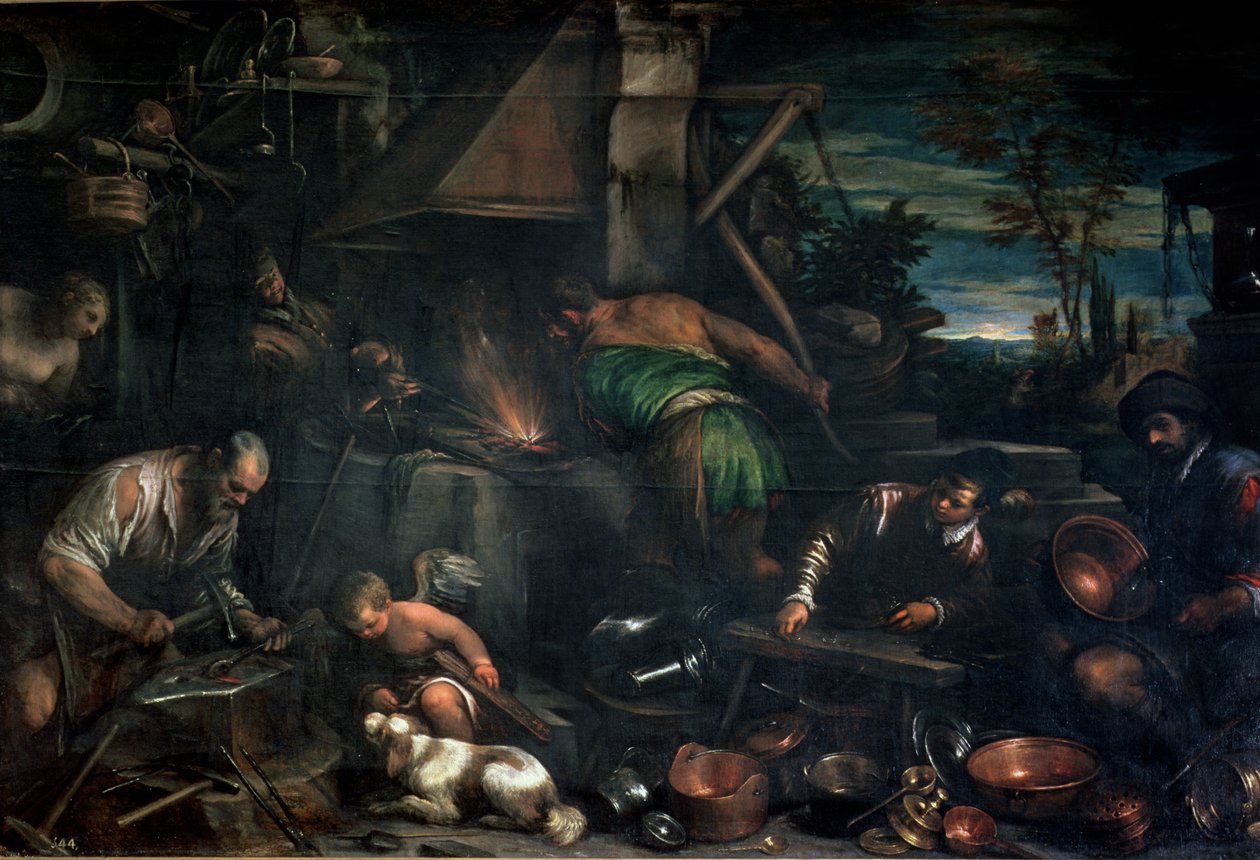 The Forge of Vulcan by Leandro da Ponte Bassano