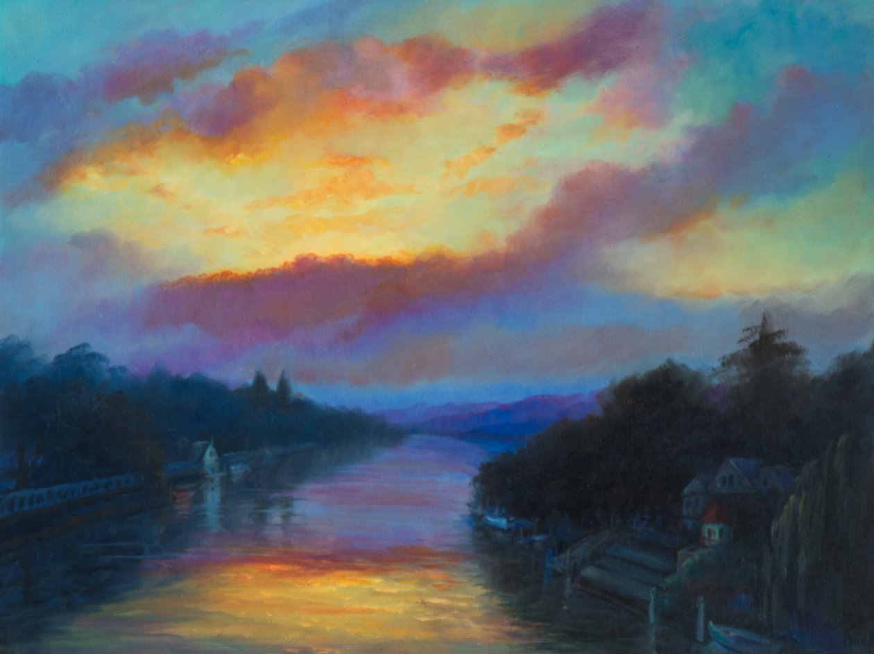 Eel Pie Island Sunrise by Lee Campbell