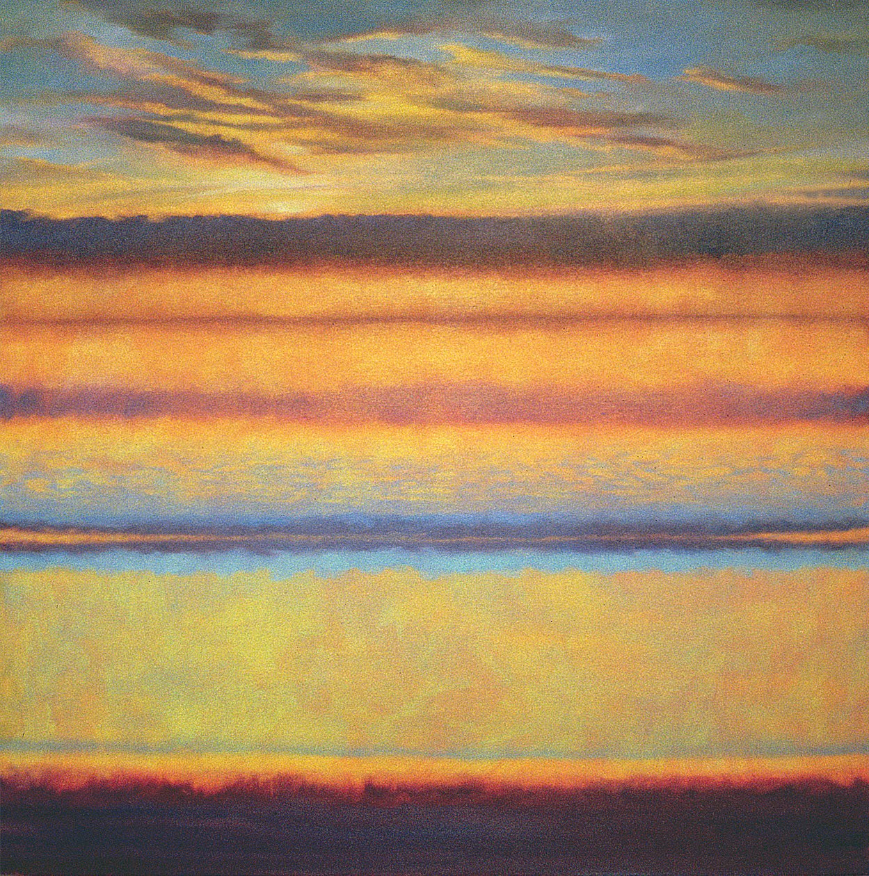 South, 2000 Abstract Landscape by Lee Campbell