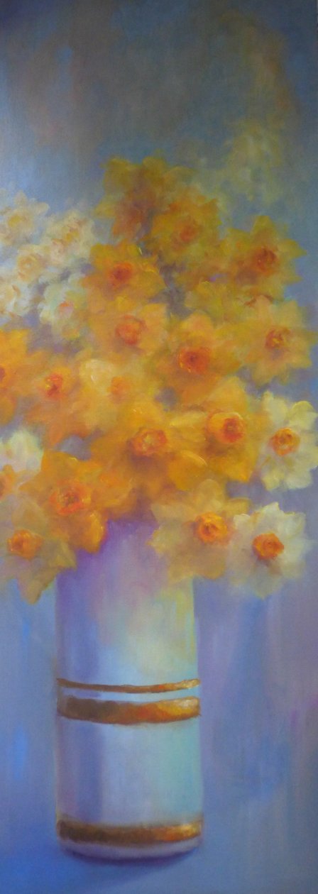 Vase of Daffodils, 2018 by Lee Campbell