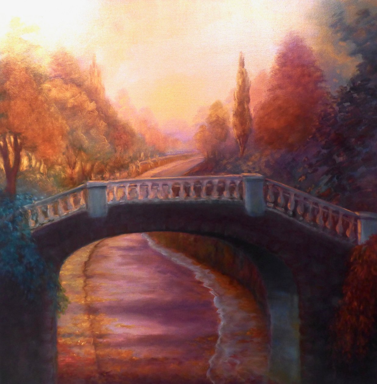 High Tide Twickenham Embankment, 2020 by Lee Campbell