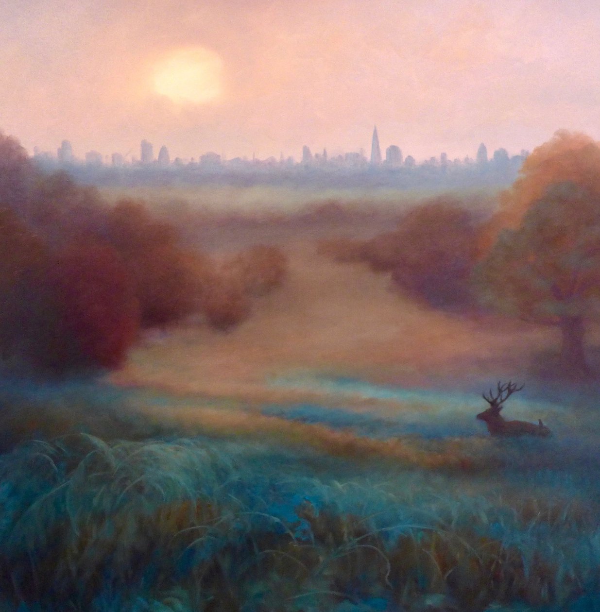 Morning Mist Richmond Park, 2021 by Lee Campbell