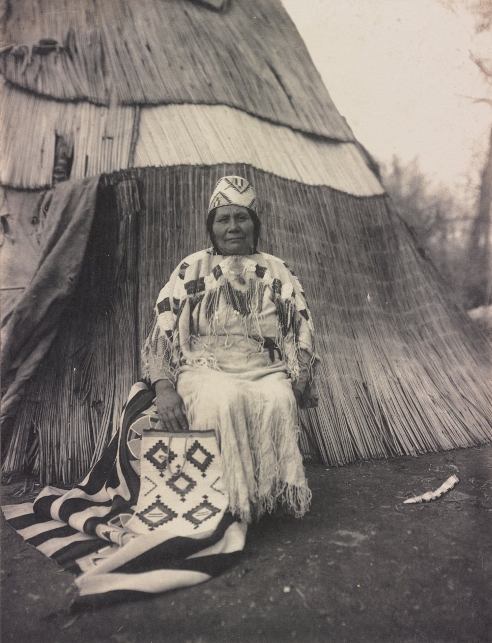 Edna Kash-kash, a Cayuse Indian Woman by Lee Moorhouse