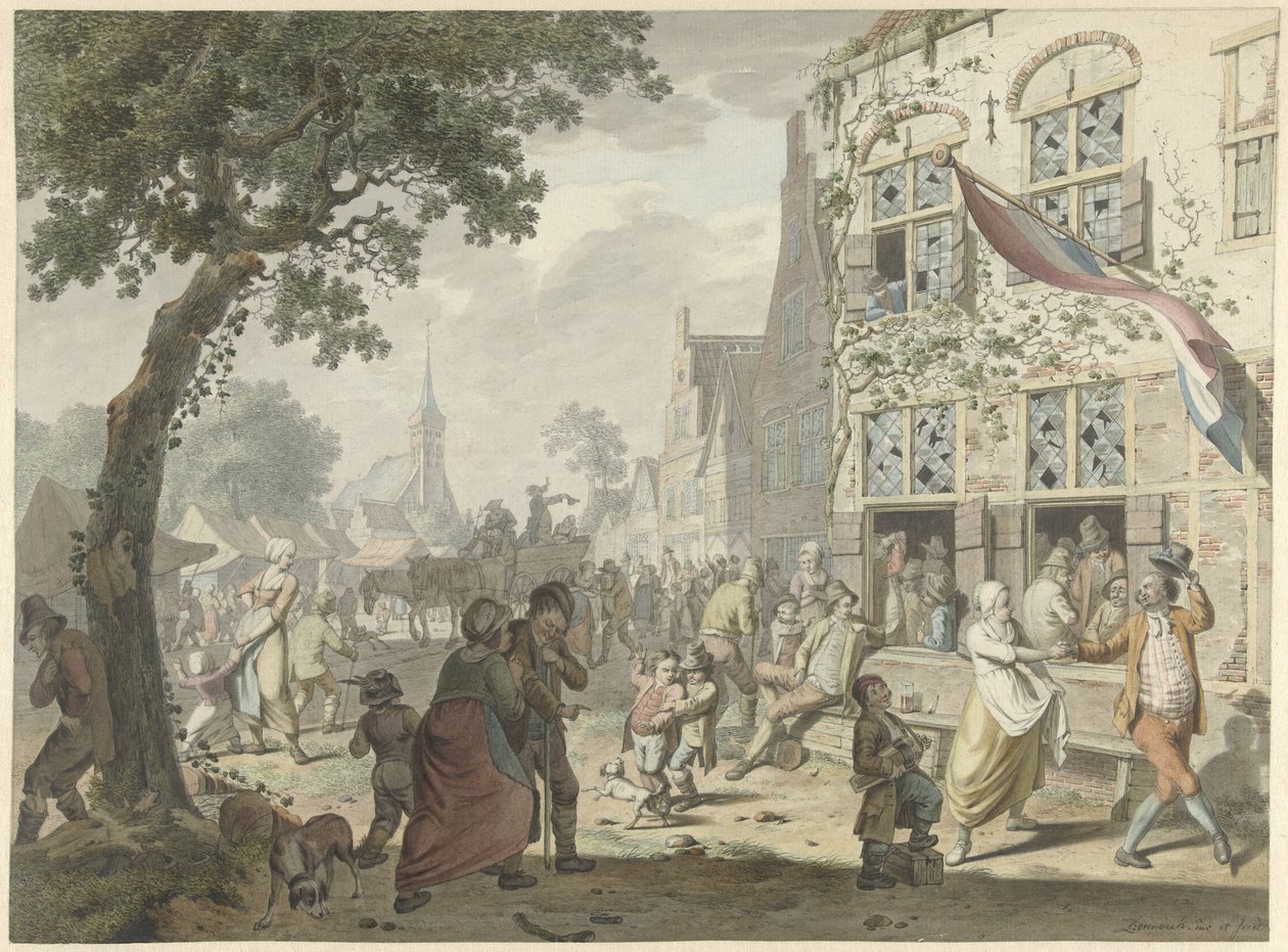 Village Fair by Leendert Overbeek