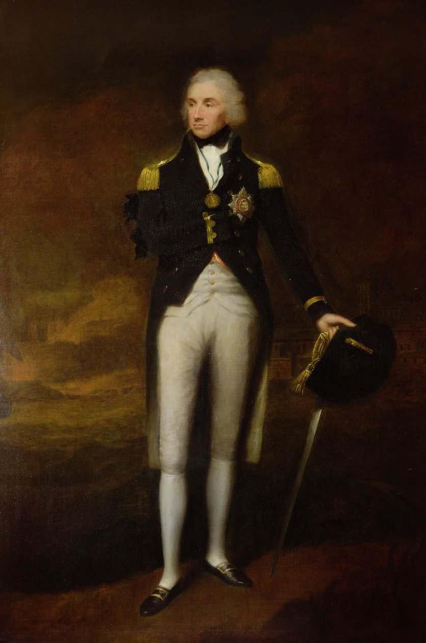 Portrait of Admiral Viscount Nelson (1758-1805) by Lemuel Francis Abbott