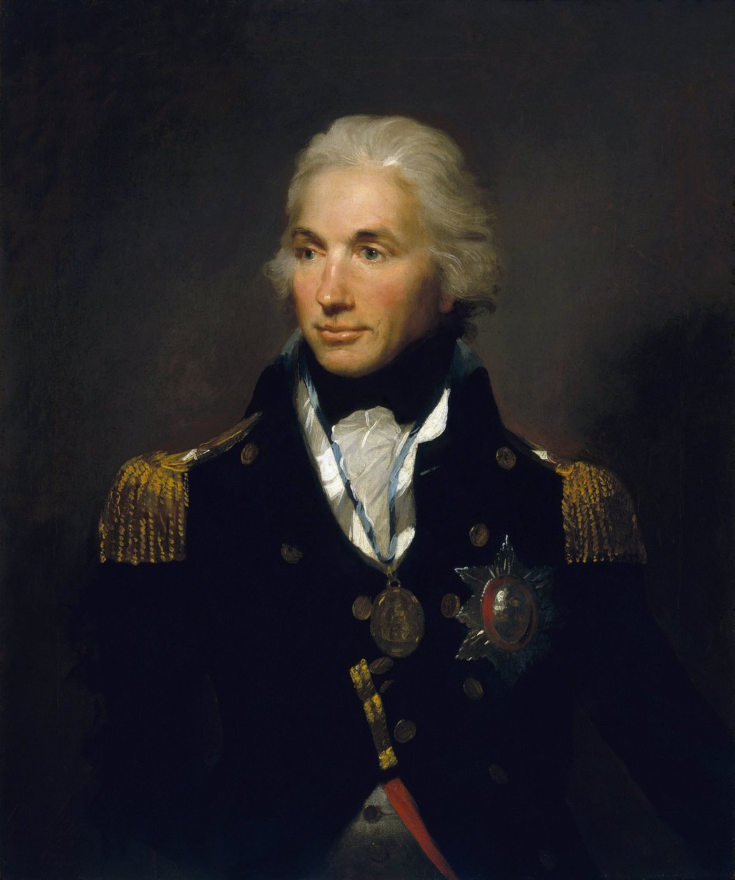 Portrait of Vice Admiral Horatio Nelson, first Viscount of Nelson by Lemuel Francis Abbott