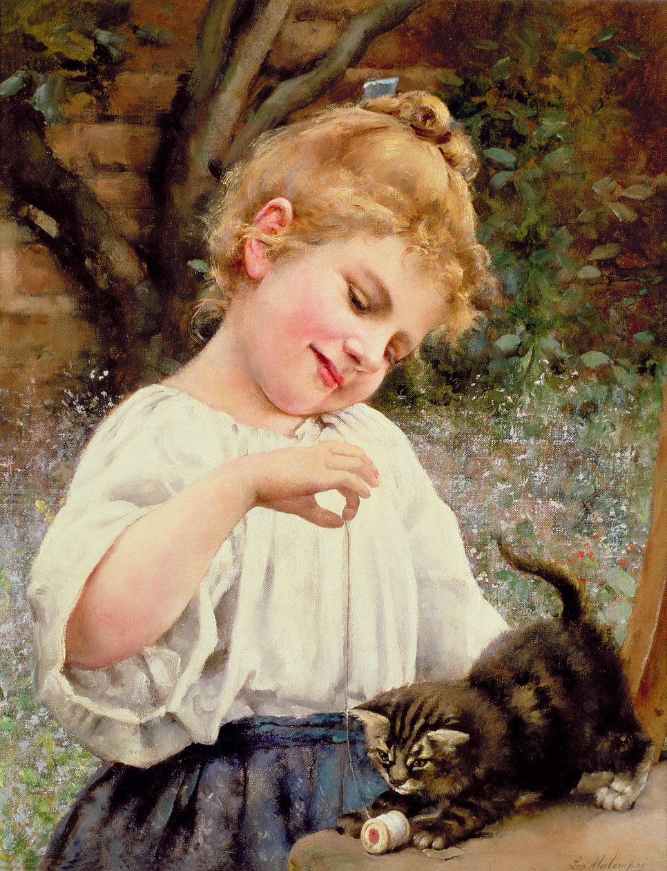 The Playful Kitten by Leo Malempre