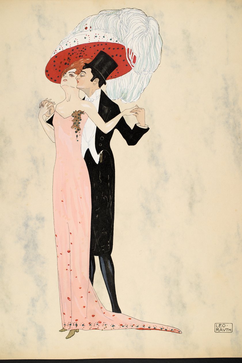Ballgeflüster, 1911 by Leo Rauth