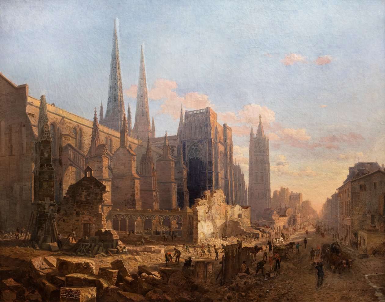 The clearing of Saint Andrew