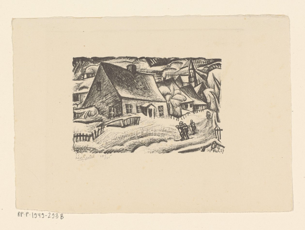 Altenberg (Ore Mountains) by Leo Gestel (signed by artist)