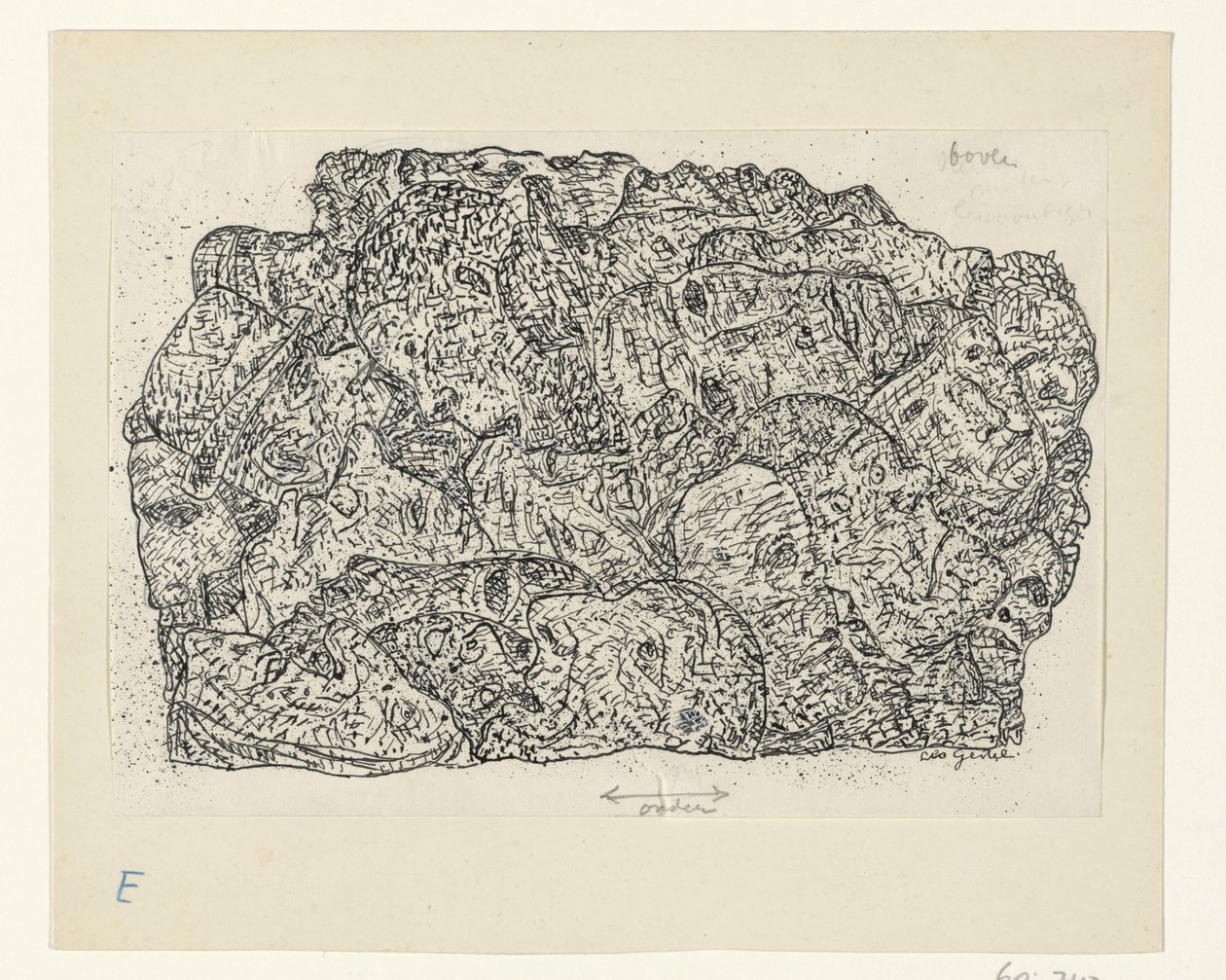 Heads by Leo Gestel (signed by artist)