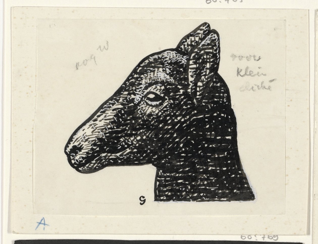 Head of a Lamb by Leo Gestel (signed by artist)
